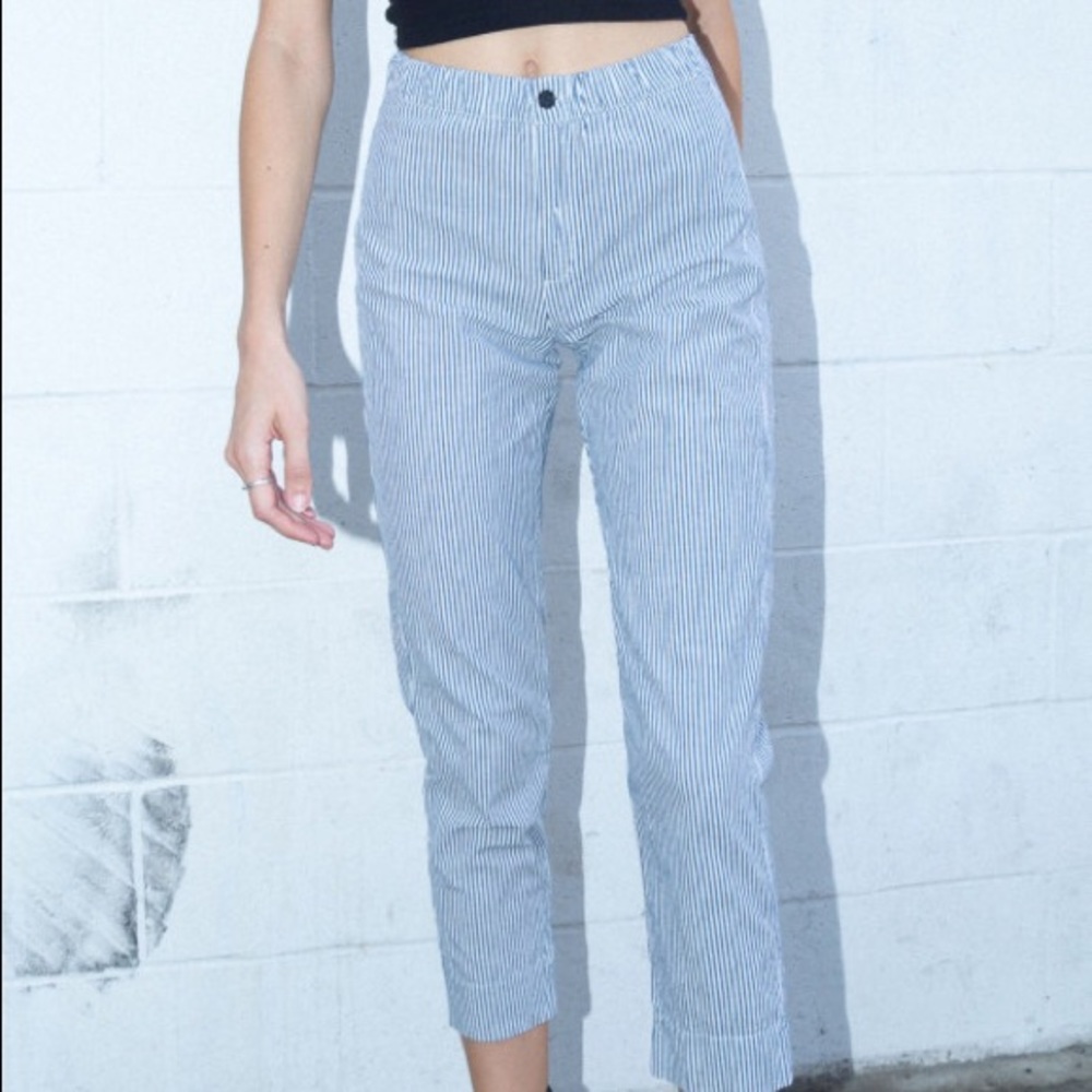 Brandy Melville Striped Tilden Pants